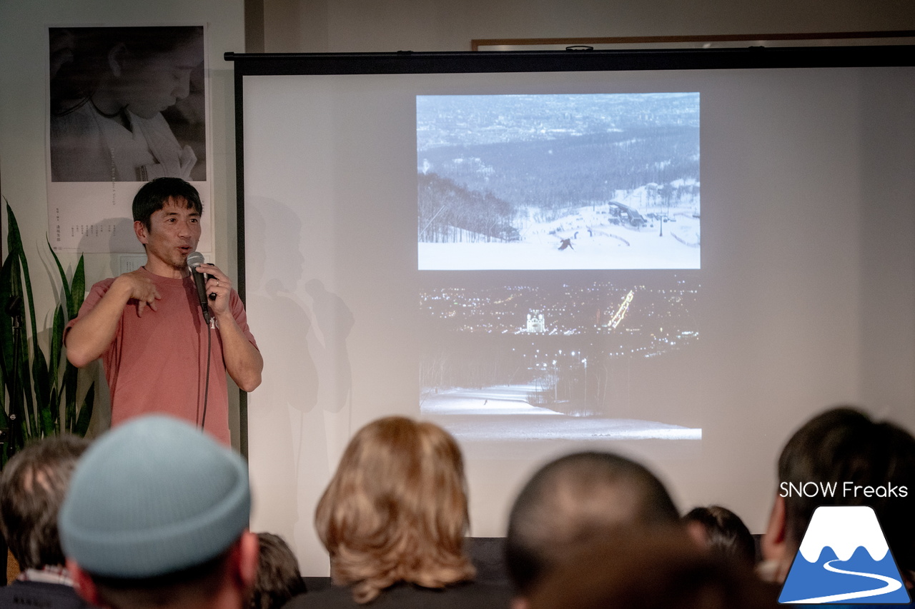 祝・10作目。地球を滑る旅『RIDE THE EARTH 10 SOUTH AMERICA』出版記念イベント・プロスキーヤー・児玉毅さんとプロフォトグラファー・佐藤圭さんによるスライドトークショー in 帯広 Report！